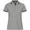 CLIQUE Astoria Poloshirt Damen 95 - graumeliert/schwarz XL