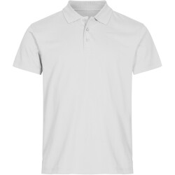 CLIQUE Single Jersey Poloshirt Herren 00 - weiss XS