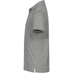 CLIQUE Single Jersey Poloshirt Herren 95 - graumeliert XS