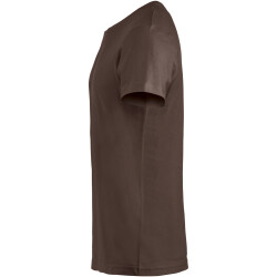 CLIQUE Basic T-Shirt Herren 825 - dunkles mocca XS
