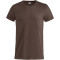 CLIQUE Basic T-Shirt Herren 825 - dunkles mocca XS