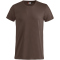 CLIQUE Basic T-Shirt Herren 825 - dunkles mocca 4XL