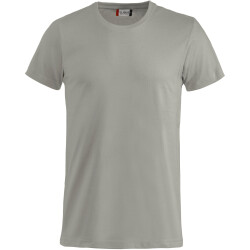 CLIQUE Basic T-Shirt Herren 94 - silber XS