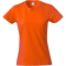 CLIQUE Basic T-Shirt Damen 18 - blutorange XS