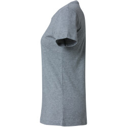 CLIQUE Basic T-Shirt Damen 95 - grau meliert XS