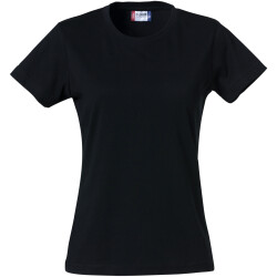 CLIQUE Basic T-Shirt Damen 99 - schwarz XS