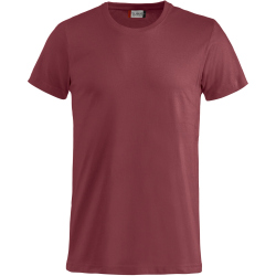 CLIQUE Basic T-Shirt Kinder 38 - bordeaux 100 cm