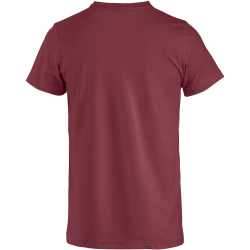 CLIQUE Basic T-Shirt Kinder 38 - bordeaux 100 cm