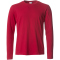 CLIQUE Basic Langarmshirt Herren 35 - rot XS