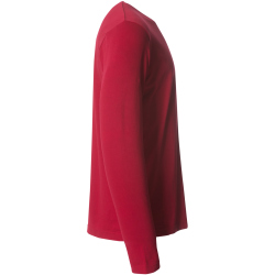 CLIQUE Basic Langarmshirt Herren 35 - rot 3XL