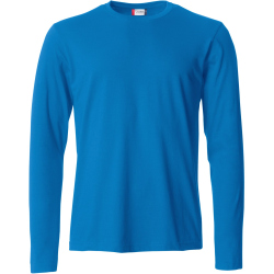 CLIQUE Basic Langarmshirt Herren 55 - royal XS
