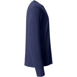 CLIQUE Basic Langarmshirt Herren 580 - dunkelblau XS