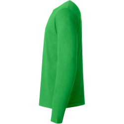 CLIQUE Basic Langarmshirt Herren 605 - apfelgrün XS