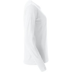 CLIQUE Basic Langarmshirt Damen 00 - wei&szlig; XS