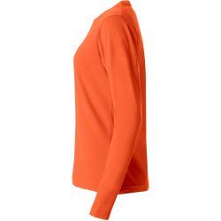 CLIQUE Basic Langarmshirt Damen 18 - orange XS