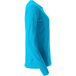 CLIQUE Basic Langarmshirt Damen 54 - t&uuml;rkis XXL