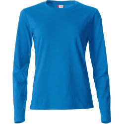 CLIQUE Basic Langarmshirt Damen 55 - blau XS