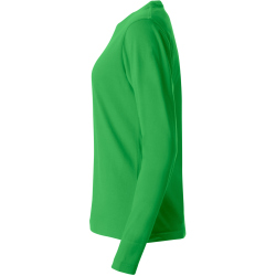 CLIQUE Basic Langarmshirt Damen 605 - apfelgrün XS
