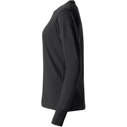 CLIQUE Basic Langarmshirt Damen 99 - schwarz L