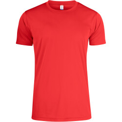 CLIQUE Basic Active Sportshirt Kinder 35 - rot 120 cm