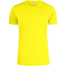 CLIQUE Basic Active Sportshirt Herren 11 - neongelb XS