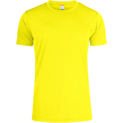 CLIQUE Basic Active Sportshirt Herren 11 - neongelb M