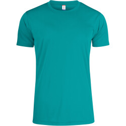CLIQUE Basic Active Sportshirt Herren 599 - lagoon XS