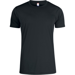 CLIQUE Basic Active Sportshirt Herren 99 - schwarz XS