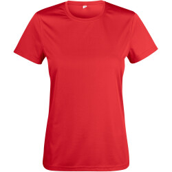 CLIQUE Basic Active Sportshirt Damen 35 - rot XS
