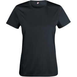 CLIQUE Basic Active Sportshirt Damen 99 - schwarz XS