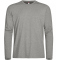 CLIQUE Basic Active langarm Sportshirt Herren 95 - grau meliert S