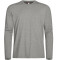 CLIQUE Basic Active langarm Sportshirt Herren 95 - grau meliert M