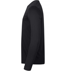 CLIQUE Basic Active langarm Sportshirt Herren 99 - schwarz S