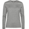 CLIQUE Basic Active langarm Sportshirt Damen 95 - grau meliert XS