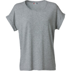 CLIQUE Katy T-Shirt Damen 95 - grau meliert XS