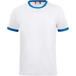 CLIQUE Nome T-Shirt 0055 - weiß/royalblau S