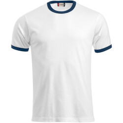 CLIQUE Nome T-Shirt 0058 - weiß/navy XS