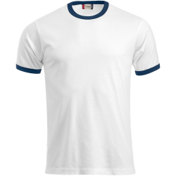 CLIQUE Nome T-Shirt 0058 - weiß/navy M