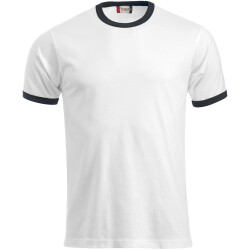 CLIQUE Nome T-Shirt 0099 - weiß/schwarz XS