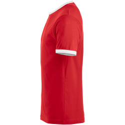 CLIQUE Nome T-Shirt 3500 - rot/weiss XS