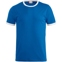 CLIQUE Nome T-Shirt 5500 - royalblau/weiss XS
