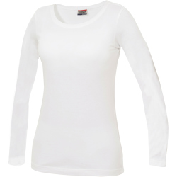 CLIQUE Carolina Langarmshirt Damen 00 - weiß S