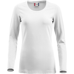 CLIQUE Carolina Langarmshirt Damen 00 - weiß XL
