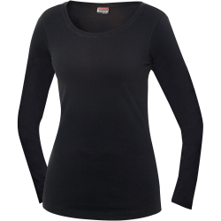 CLIQUE Carolina Langarmshirt Damen 99 - schwarz S