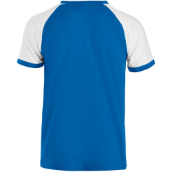 CLIQUE Raglan T-Shirt 5500 - royalblau/weiß XS