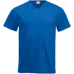 CLIQUE Fashion V-Neck T-Shirt 55 - royalblau XS