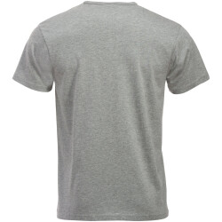 CLIQUE Fashion V-Neck T-Shirt 95 - grau meliert XS