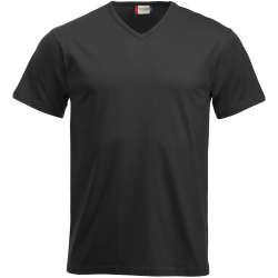 CLIQUE Fashion V-Neck T-Shirt 99 - schwarz XS