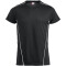 CLIQUE Ice Sportshirt 9900 - schwarz/weiß XL