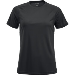 CLIQUE Premium Active Sportshirt Damen 99 - schwarz S